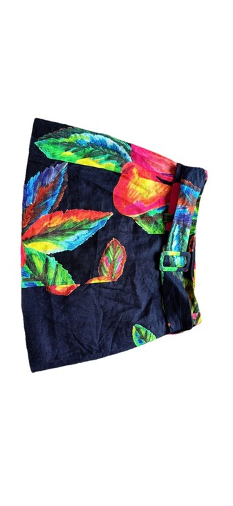 Farm Rio Mini Skirt Women's Linen Size Medium - Picture 2 of 9